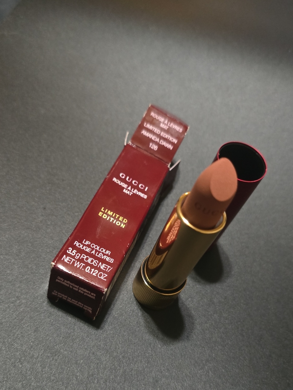 🧚‍♀️#126 AMANDA DAWN Gucci Limited Edition Holiday Lipstick NWT - Picture 5 of 7